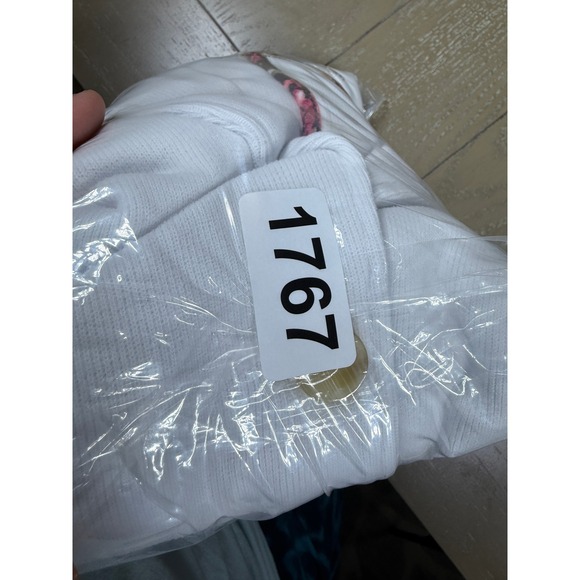 Tommy Bahama Aruba Stretch‎ Cotton Knit Blazer Womens Large White Floral Lined - Picture 10 of 10